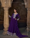 Saadgi By Sayuri Georgette With Embroidery Online Gown With Dupatta Wholesale